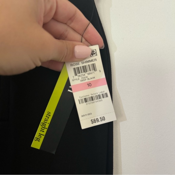 NWT Alfani Womens Knit Zip-Pocket Casual Trouser Pant - Picture 6 of 9